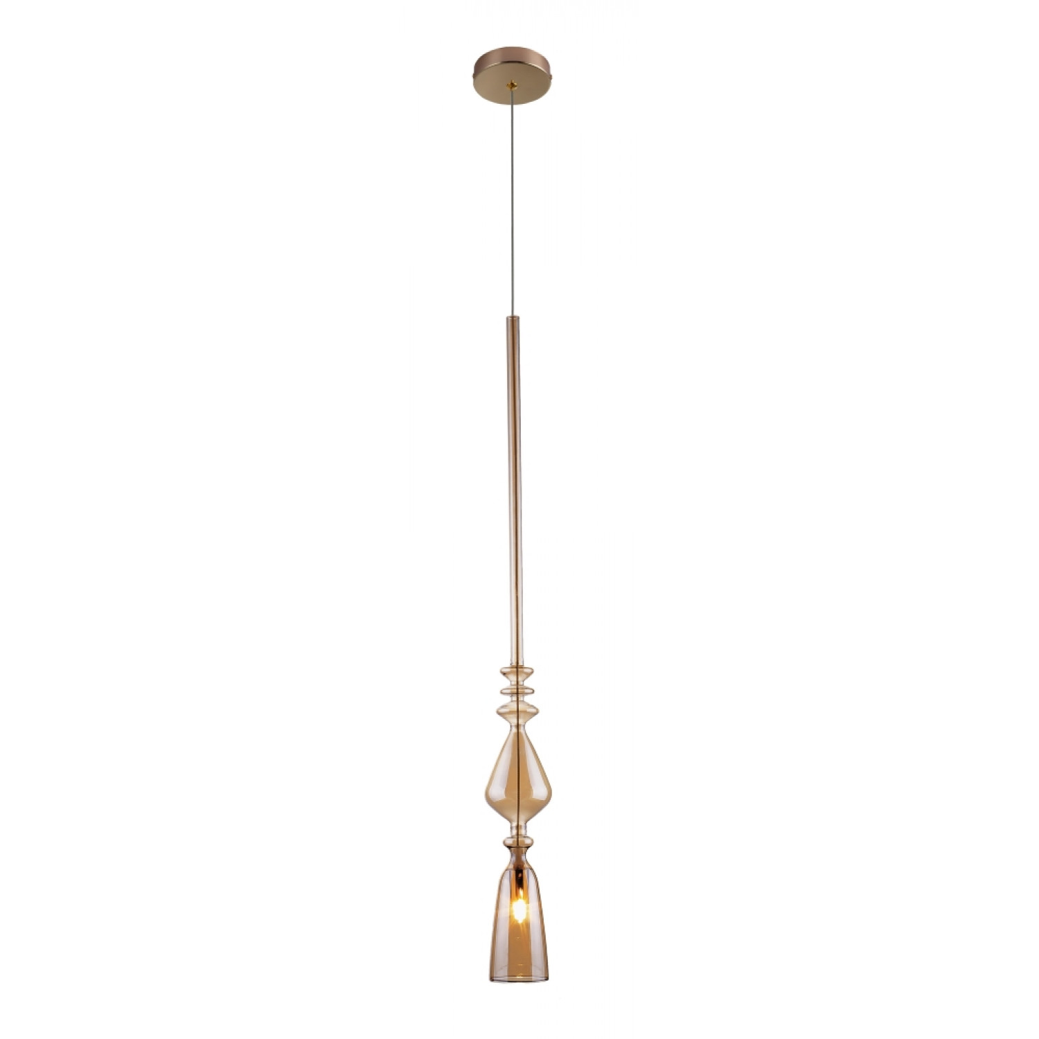Светильник подвесной Crystal Lux LUX NEW SP1 B AMBER