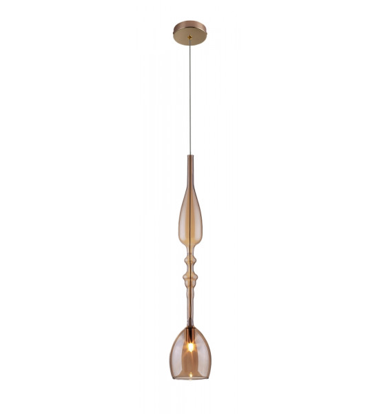Светильник подвесной Crystal Lux LUX NEW SP1 C AMBER Светильник подвесной Crystal Lux LUX NEW SP1 C AMBER