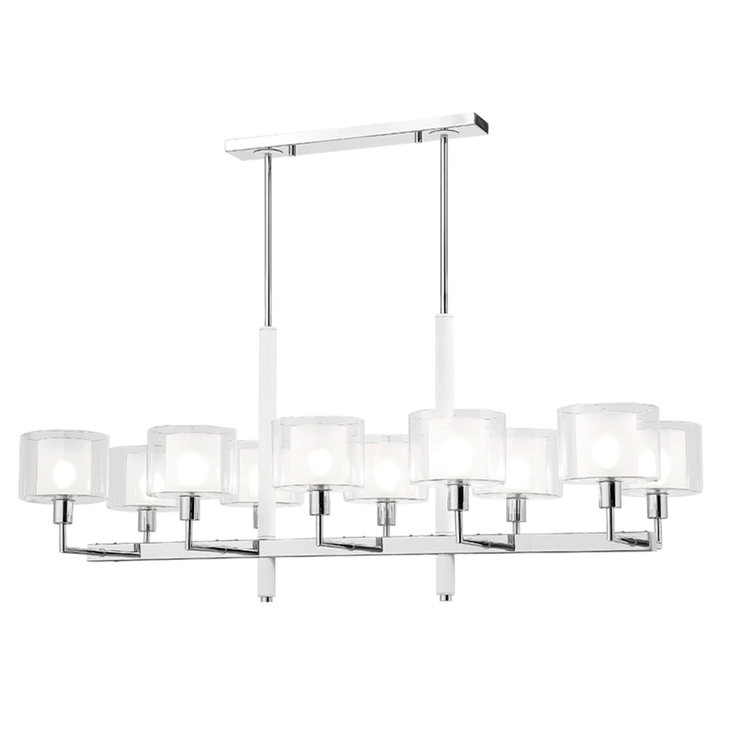 Люстра Crystal Lux MAESTRO SP-PL10 L1100 CHROME