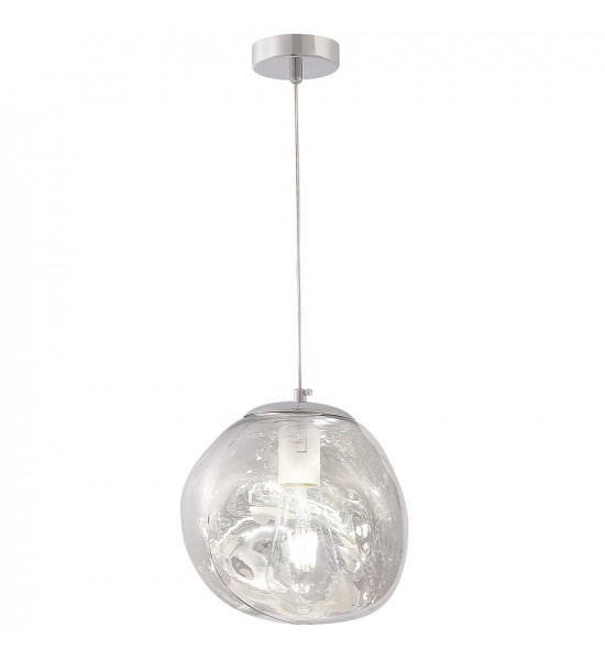 Светильник подвесной Crystal Lux MALAGA SP1 D200 CHROME Светильник подвесной Crystal Lux MALAGA SP1 D200 CHROME