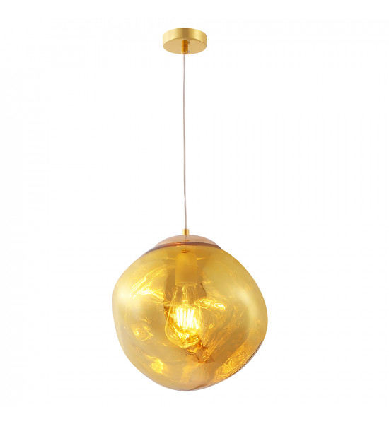 Светильник подвесной Crystal Lux MALAGA SP1 D280 GOLD Светильник подвесной Crystal Lux MALAGA SP1 D280 GOLD