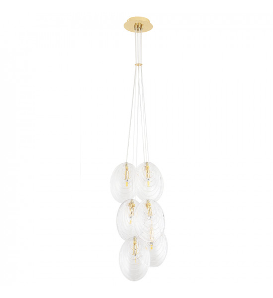 Светильник подвесной Crystal Lux MAR SP6 TRANSPARENTE Светильник подвесной Crystal Lux MAR SP6 TRANSPARENTE