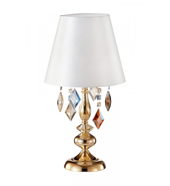 Настольная лампа Crystal Lux MERCEDES LG1 GOLD/COLOR Настольная лампа Crystal Lux MERCEDES LG1 GOLD/COLOR