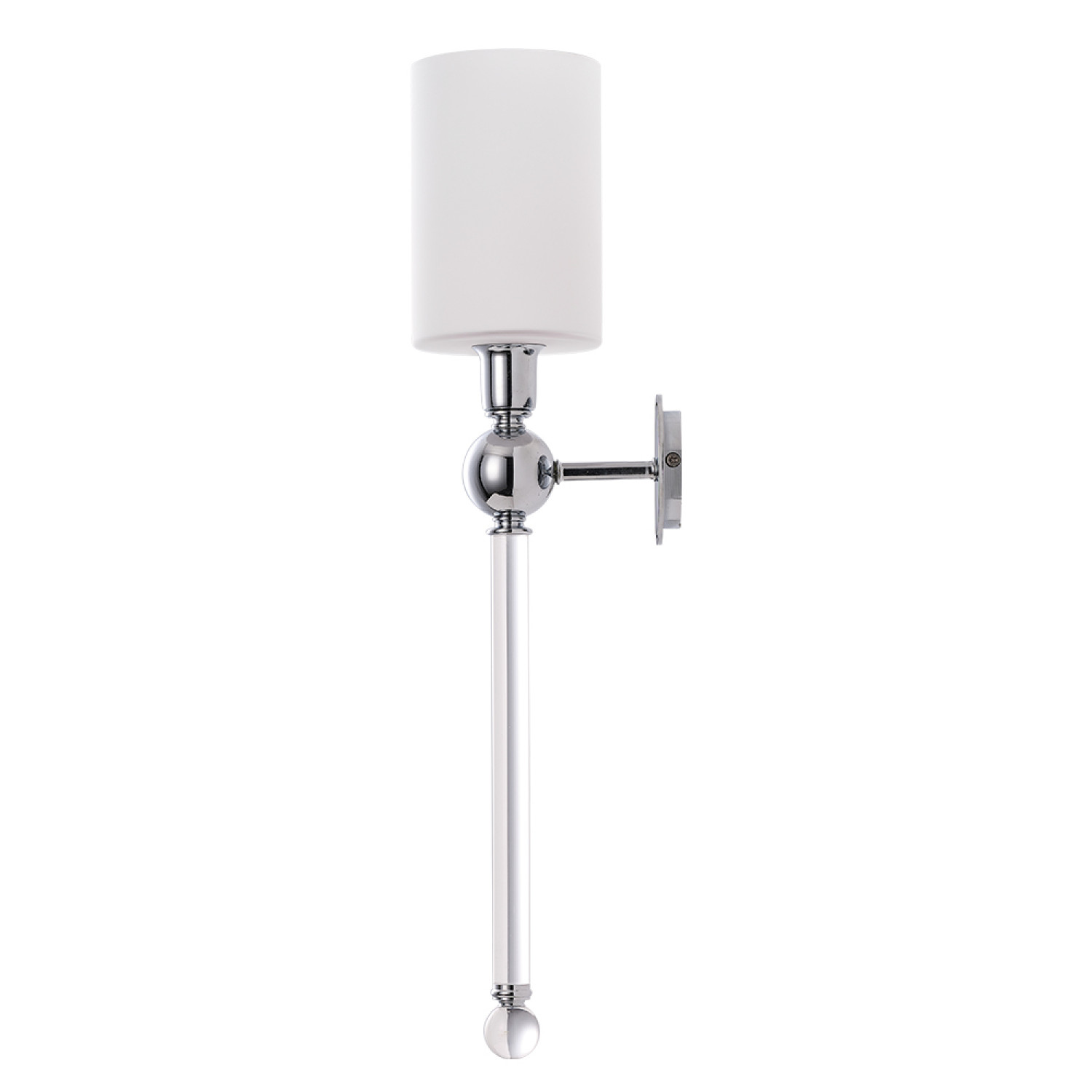 Бра Crystal Lux MIRABELLA AP1 CHROME/WHITE