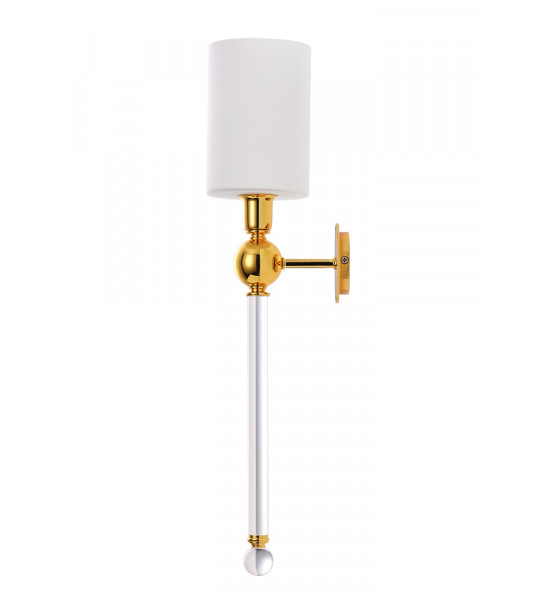 Бра Crystal Lux MIRABELLA AP1 GOLD/WHITE Бра Crystal Lux MIRABELLA AP1 GOLD/WHITE