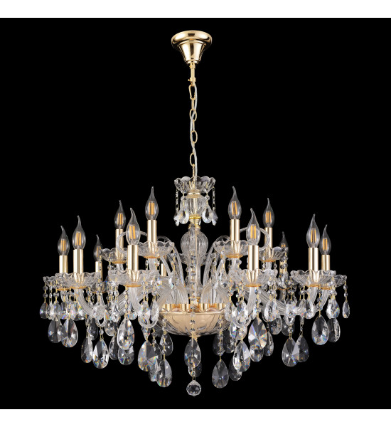 Люстра Crystal Lux MONICA SP10+5 GOLD