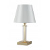 Настольная лампа Crystal Lux NICOLAS LG1 GOLD/WHITE