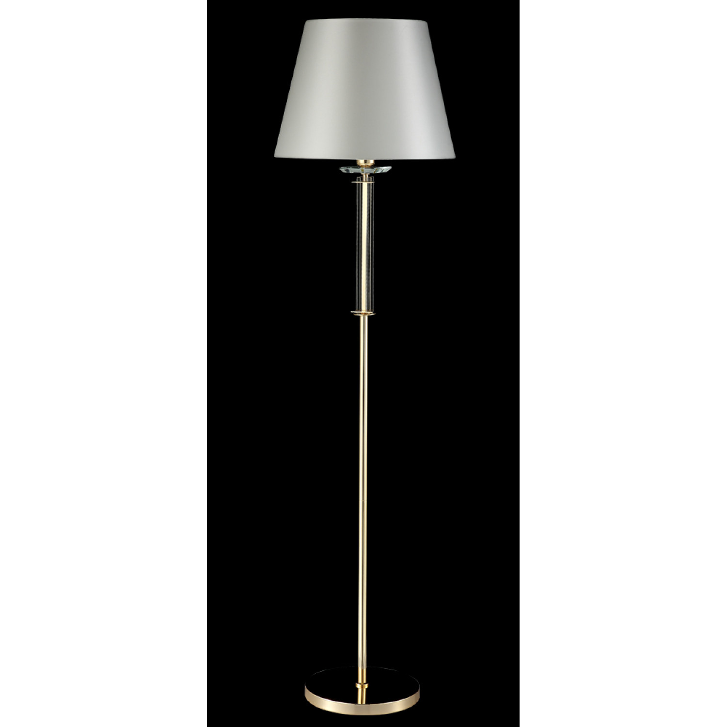 Торшер Crystal Lux NICOLAS PT1 GOLD/WHITE