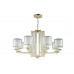 Люстра Crystal Lux NICOLAS SP-PL8 GOLD/WHITE