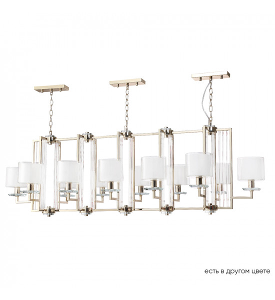 Люстра Crystal Lux NICOLAS SP12 L1600 GOLD/WHITE Люстра Crystal Lux NICOLAS SP12 L1600 GOLD/WHITE