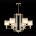 Люстра Crystal Lux NICOLAS SP-PL6 GOLD/WHITE