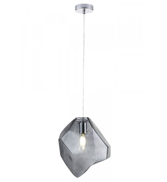 Светильник подвесной Crystal Lux NUESTRO SP1 CHROME/SMOKE Светильник подвесной Crystal Lux NUESTRO SP1 CHROME/SMOKE