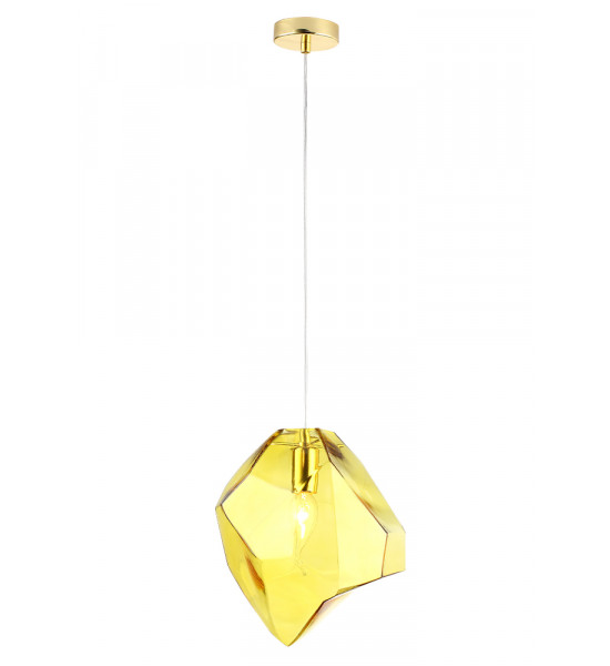 Светильник подвесной Crystal Lux NUESTRO SP1 GOLD/AMBER Светильник подвесной Crystal Lux NUESTRO SP1 GOLD/AMBER