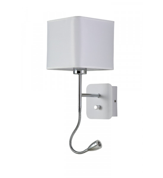 Бра Crystal Lux PACO AP2 CHROME/WHITE