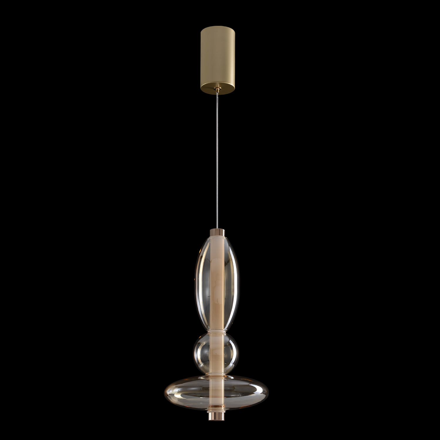 Светильник подвесной Crystal Lux QUASAR SP10W LED AMBER
