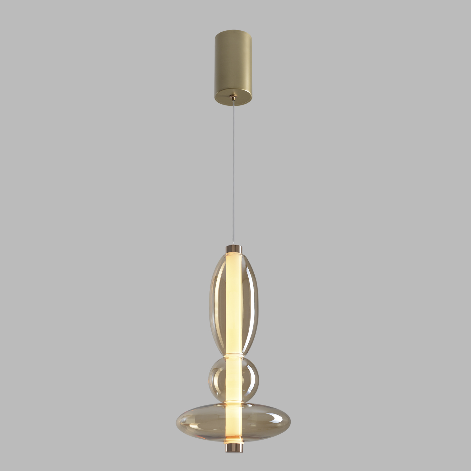 Светильник подвесной Crystal Lux QUASAR SP10W LED AMBER