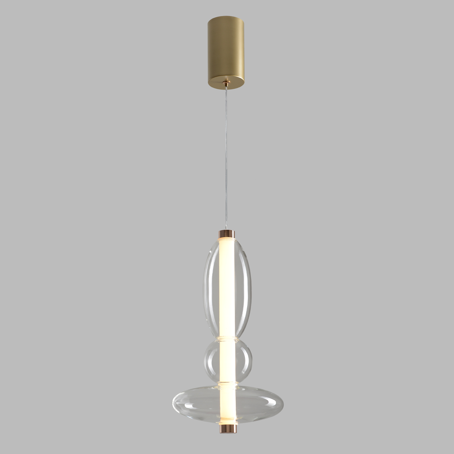 Светильник подвесной Crystal Lux QUASAR SP10W LED TRANSPARENT