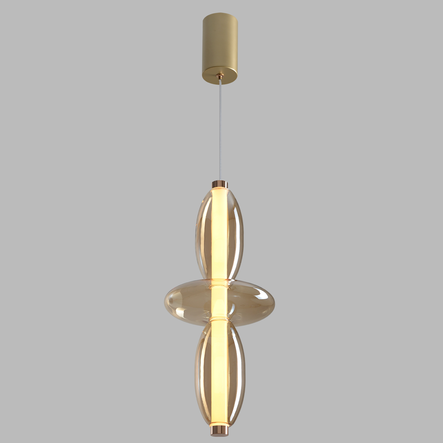 Светильник подвесной Crystal Lux QUASAR SP14W LED AMBER