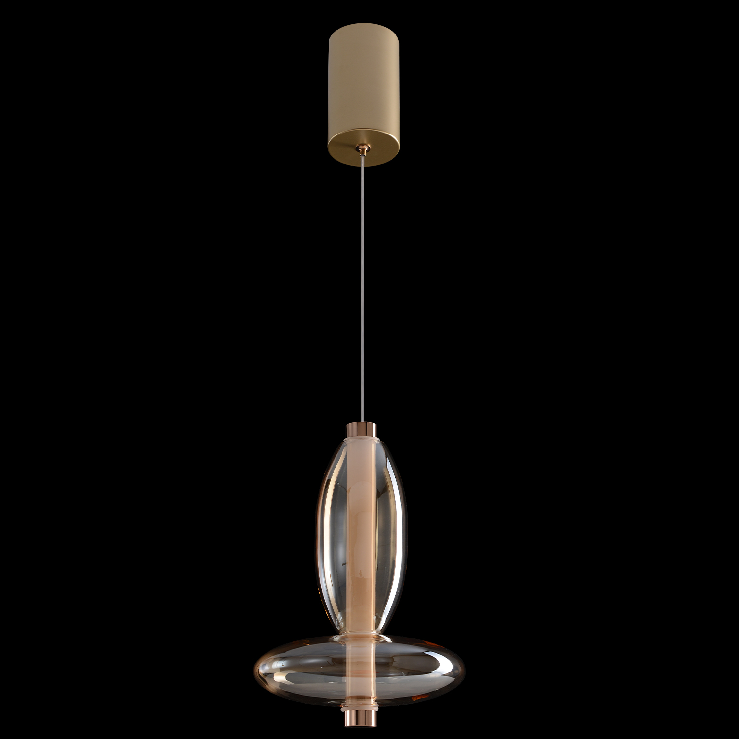 Светильник подвесной Crystal Lux QUASAR SP7W LED AMBER