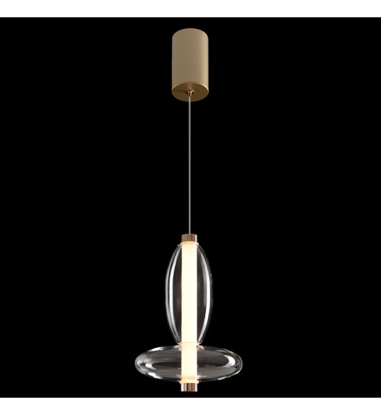 Светильник подвесной Crystal Lux QUASAR SP7W LED TRANSPARENT Светильник подвесной Crystal Lux QUASAR SP7W LED TRANSPARENT