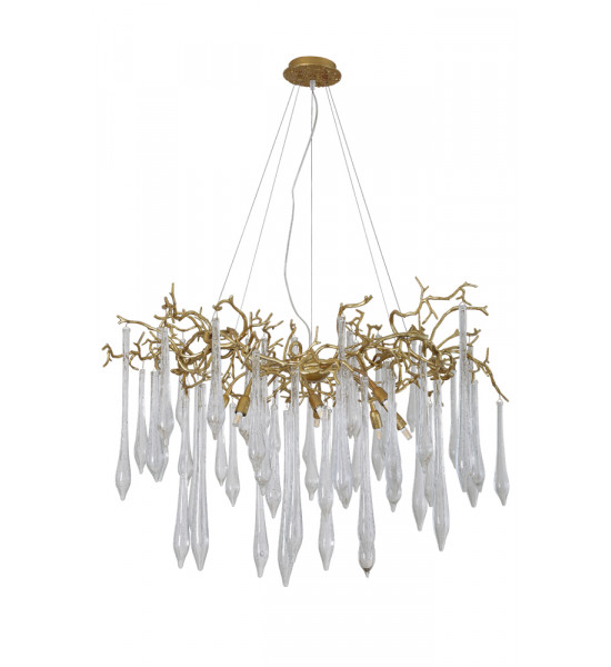 Люстра Crystal Lux REINA SP8 D1000 GOLD PEARL Люстра Crystal Lux REINA SP8 D1000 GOLD PEARL