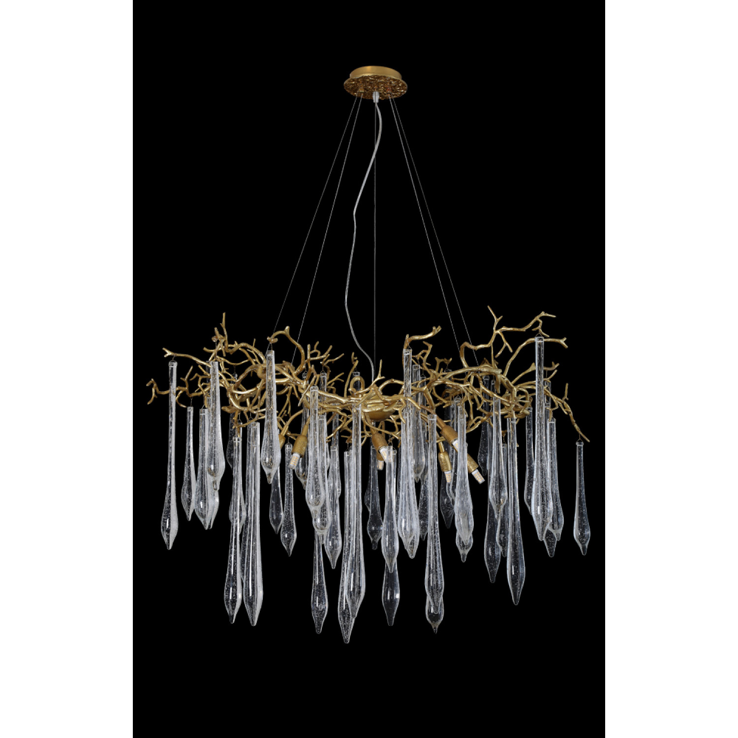 Люстра Crystal Lux REINA SP8 D1000 GOLD PEARL