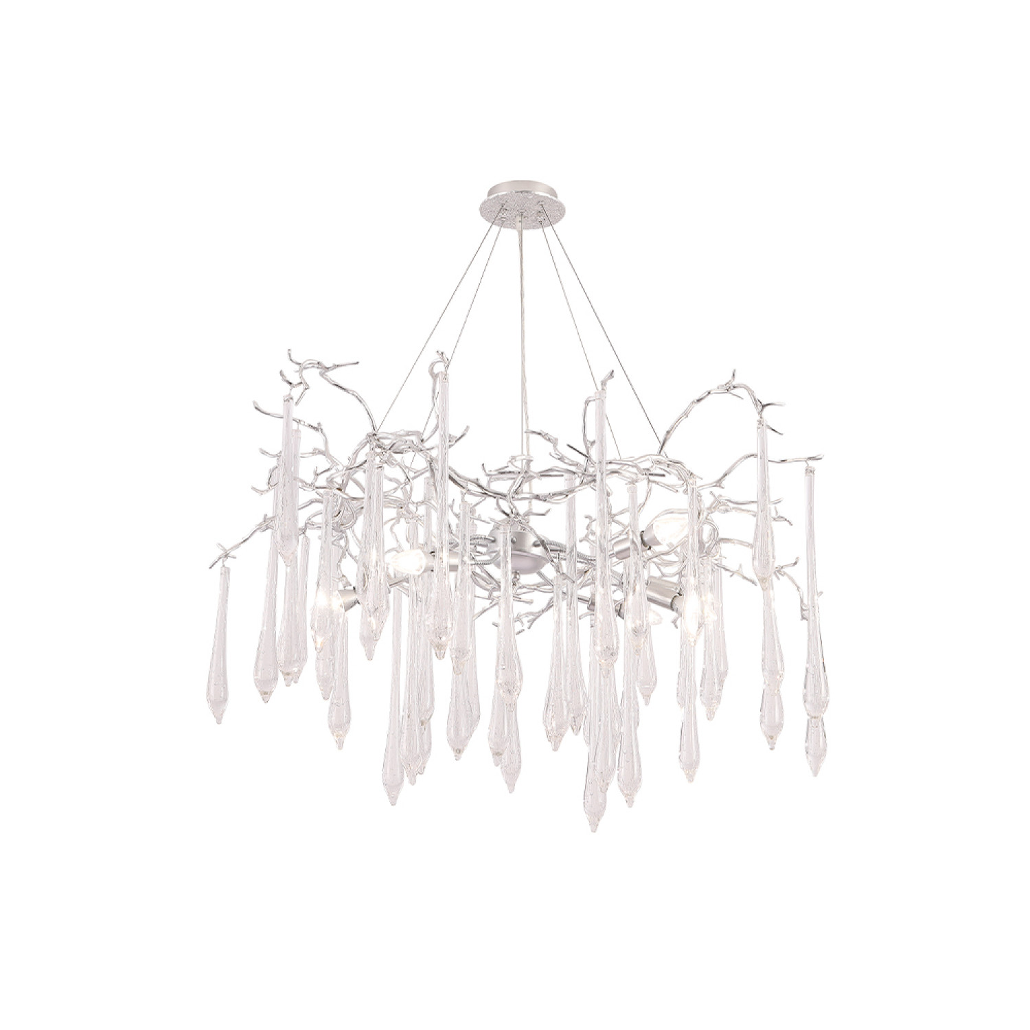 Люстра Crystal Lux REINA SP8 D1000 SILVER PATINA