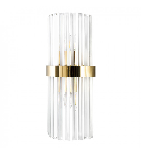 Бра Crystal Lux SORPRESA AP2 BRASS/TRANSPARENTE Бра Crystal Lux SORPRESA AP2 BRASS/TRANSPARENTE