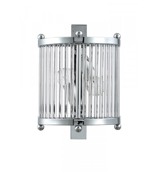 Бра Crystal Lux TADEO AP2 CHROME/TRANSPARENTE