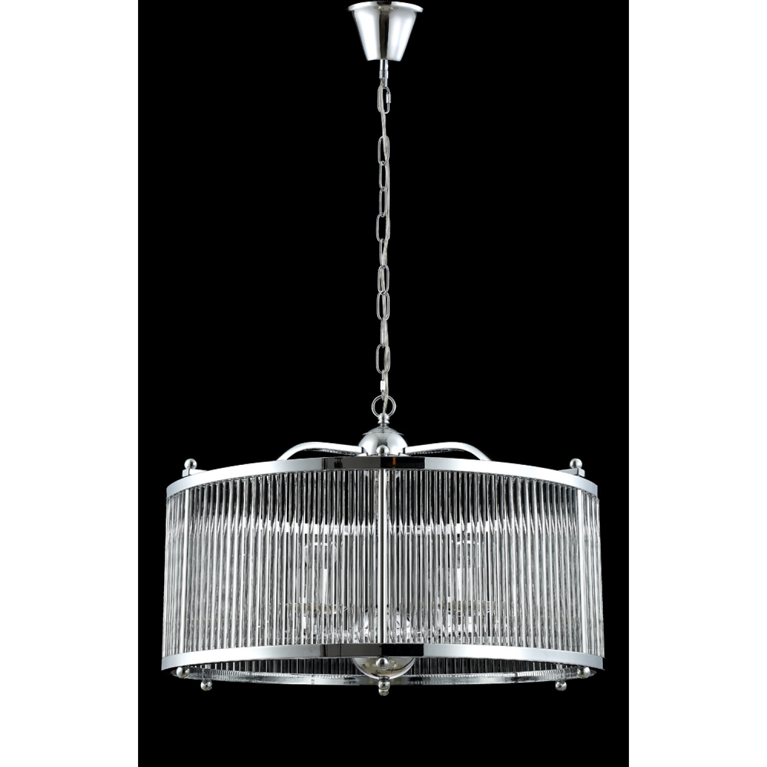 Люстра Crystal Lux TADEO SP6 D600 CHROME/TRANSPARENTE