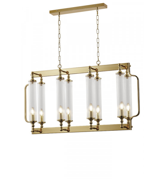Люстра Crystal Lux TOMAS SP8 L1000 BRASS
