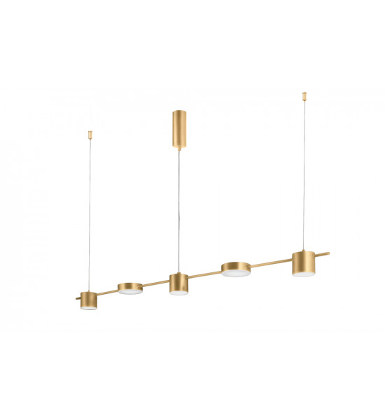 Светильник подвесной Crystal Lux TRISTAN SP5 L1200 GOLD Светильник подвесной Crystal Lux TRISTAN SP5 L1200 GOLD