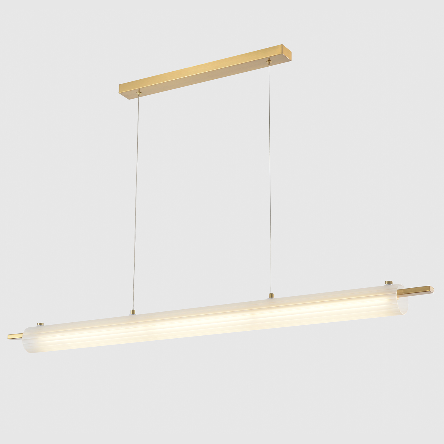 Светильник подвесной Crystal Lux TUNNEL SP40 LED BRASS