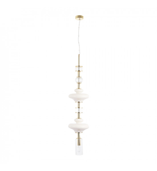 Светильник подвесной Crystal Lux VALENCIA SP1.1 GOLD Светильник подвесной Crystal Lux VALENCIA SP1.1 GOLD