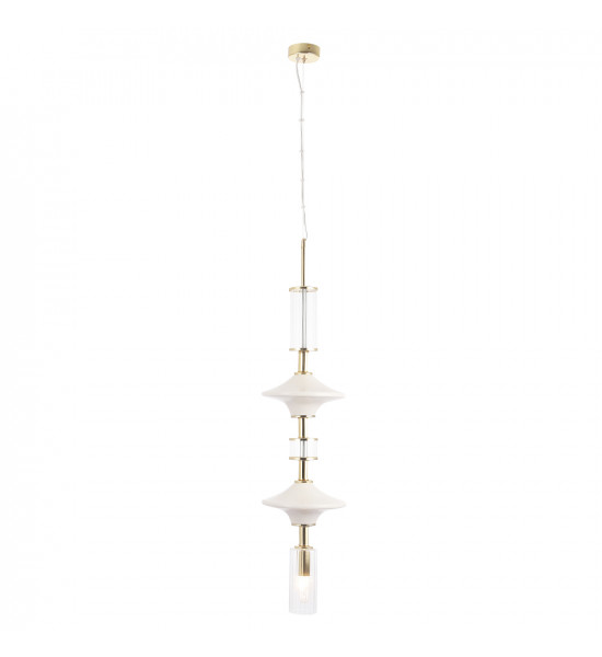 Светильник подвесной Crystal Lux VALENCIA SP1.3 GOLD Светильник подвесной Crystal Lux VALENCIA SP1.3 GOLD