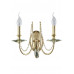Бра Crystal Lux VICTORIA AP2 GOLD/AMBER