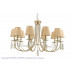 Люстра Crystal Lux VICTORIA SP10 GOLD/AMBER