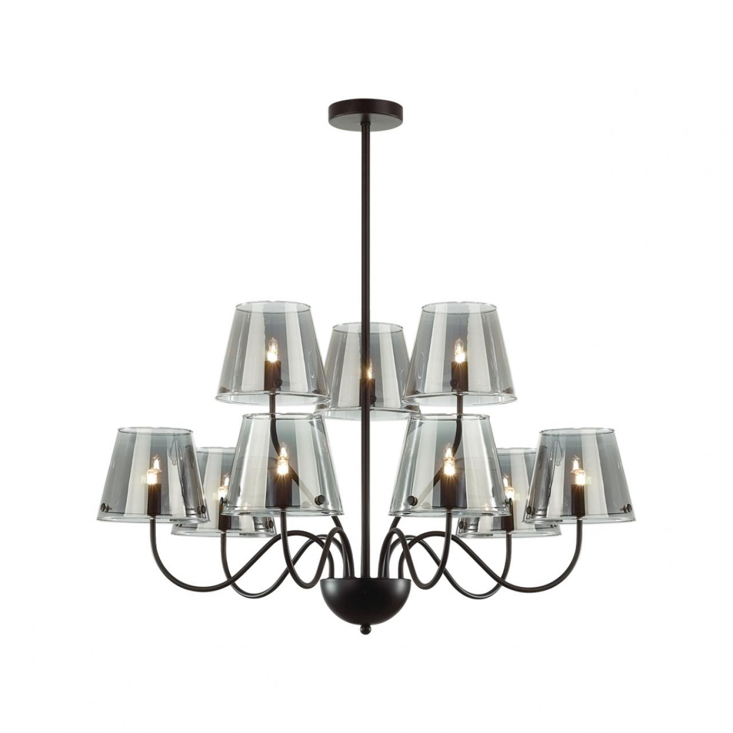 Люстра потолочная Lumion 6570/9C SMOKY Люстра потолочная Lumion 6570/9C SMOKY