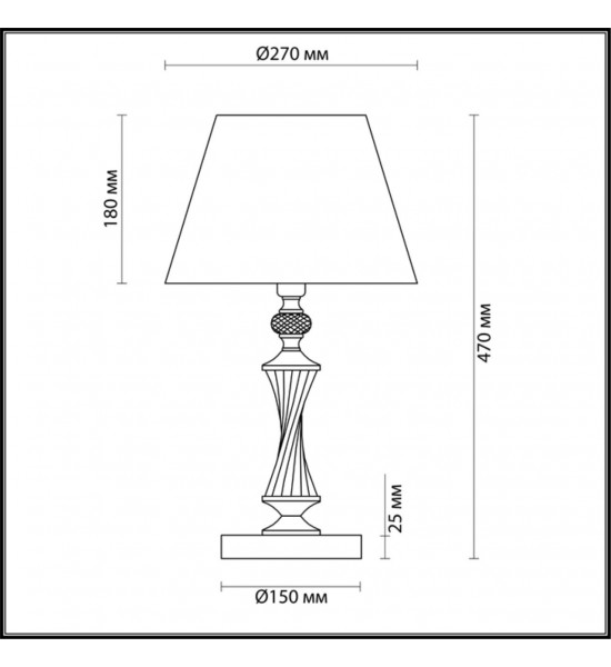 Настольная лампа Lumion 4408/1T KIMBERLY