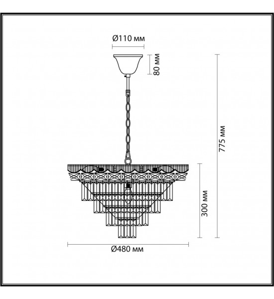 Люстра Lumion 5233/8 ESMÉ