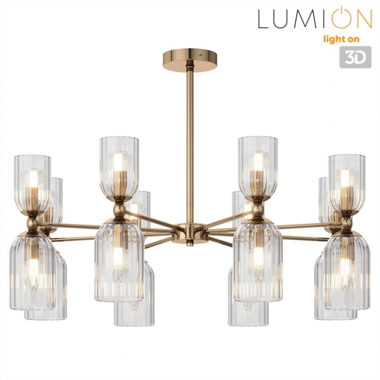 Люстра подвесная Lumion 6586/16 KASSIA