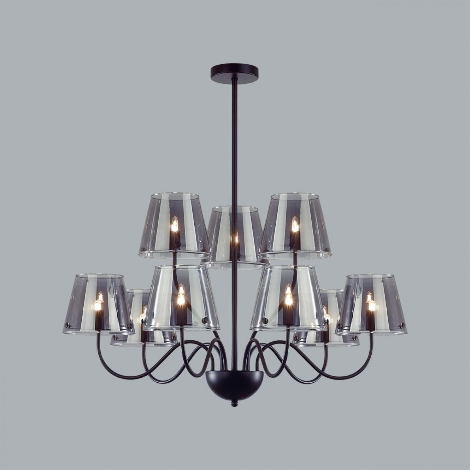 Люстра потолочная Lumion 6570/9C SMOKY Люстра потолочная Lumion 6570/9C SMOKY