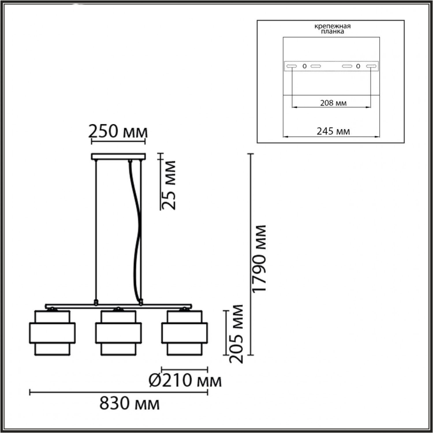 Подвес Lumion 8003/3A ANIMAISA