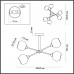Люстра потолочная Lumion 4530/6C SANDRA