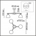 Люстра потолочная Lumion 8095/3C COLANGE