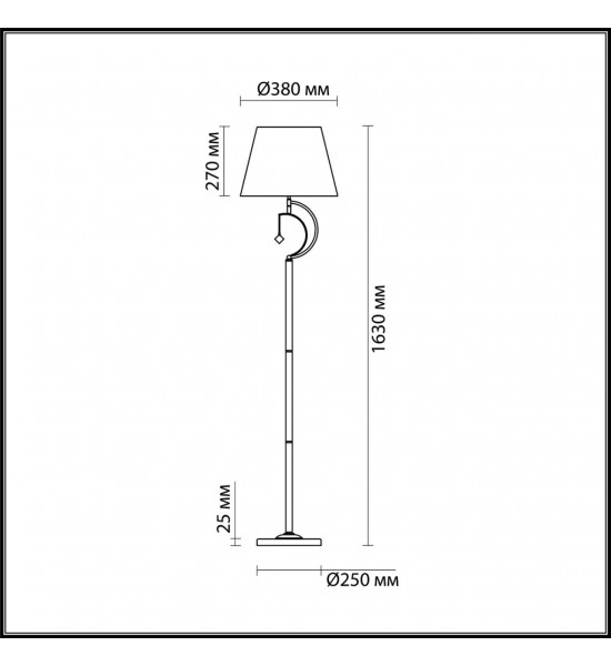 Торшер Lumion 4469/1F LEAH