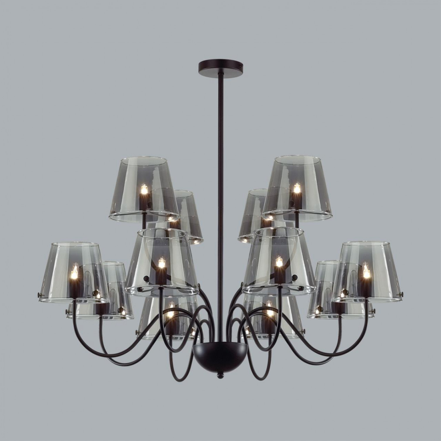 Люстра потолочная Lumion 6570/12C SMOKY Люстра потолочная Lumion 6570/12C SMOKY