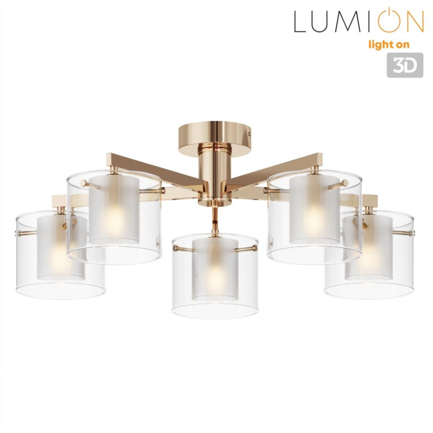 Люстра потолочная Lumion 6587/5C VERDI