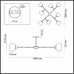 Люстра потолочная Lumion 4595/8C ROWAN