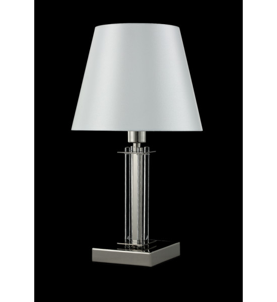 Настольная лампа 3400/501 никель/прозрачный